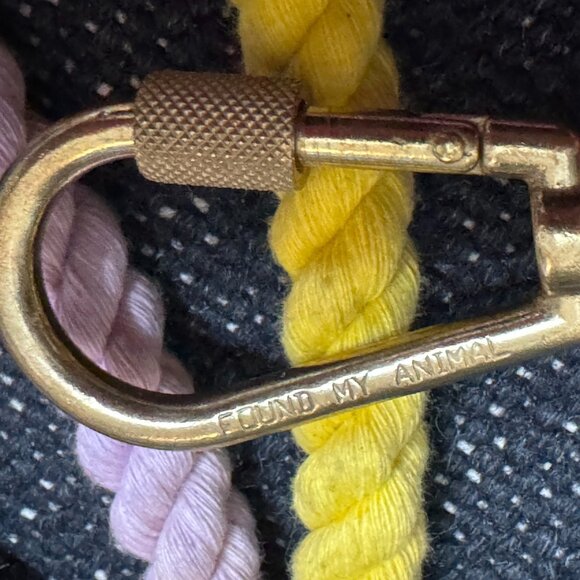 Found My Animal Adjustable Rope Dog Leash, 7 feet, Ombre Rainbow - Picture 8 of 13